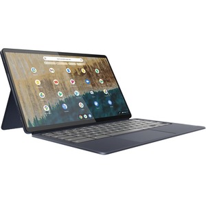 Lenovo IdeaPad Duet Chromebook 5 CB 13Q7C6 82QS001HUS 13.3" Touchscreen Detachable 2 in 1 Chromebook - Full HD - Qualcomm Kryo 468 2nd Gen - 8 GB - 128 GB Flash Memory - English Keyboard - Abyss Blue