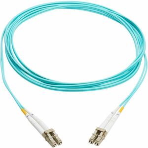 Eaton Tripp Lite Series 10Gb Duplex Multimode 50/125 OM3 OFNP Fiber Patch Cable (LC/LC) - Aqua, 4 m (13.1 ft.), TAA