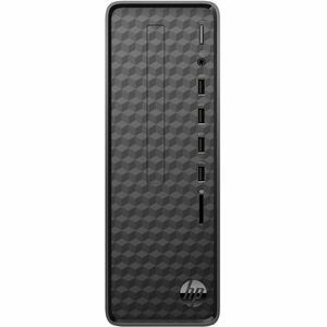 HPI SOURCING - CERTIFIED PRE-OWNED Slim S01-aF2000i S01-aF2003w Desktop Computer - Intel Celeron J4025 - 4 GB - 256 GB SSD - Mini-tower - Dark Black - Refurbished