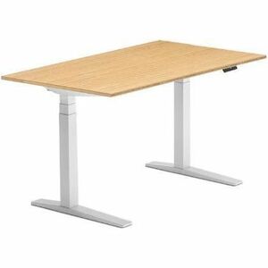 FlexiSpot Premium Standing Desk (E7 Pro) - White/Bamboo | Dell USA
