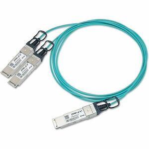 PNY 200GBASE QSFP56 to 2X 100G QSFP56 Active Optic Cable