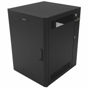 Ortronics Swing-Out Wall-Mount Ruggedized Cabinets, 18RU, Solid Door