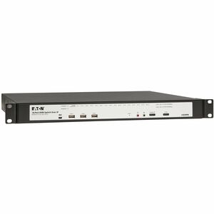 Eaton 16-Port Cat5e KVM over IP Switch - Virtual Media, 4 Users (Remote + 1 Local Port), HDMI Output, 1U Rack-Mount, TAA