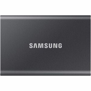 Samsung T7 4 TB Portable Solid State Drive - External - PCI Express NVMe - Titan Gray