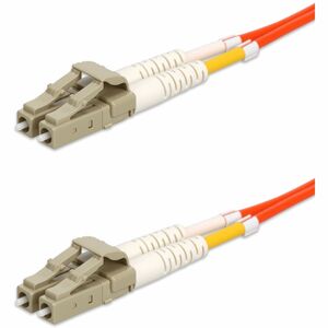 AddOn 3m LC (Male) to LC (Male) Orange OM2 Duplex OFNR (Riser-Rated) Fiber Patch Cable