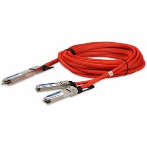 AddOn Mellanox Compatible TAA 400GBase-CU OSFP to 2xQSFP56 Direct Attach Cable Direct Attach Cable (Active Twinax, 3m)