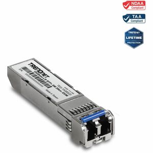 TRENDnet TEG-10GBS20, SFP+ Single Mode LC Module (20km), Lifetime Protection