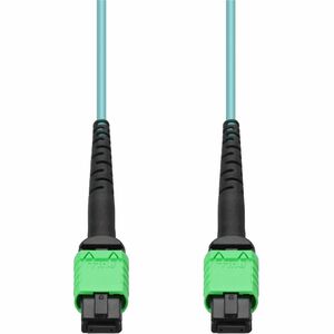 AddOn Mellanox® Compatible 2m MPO/APC to MPO/APC Aqua OM4 LSZH 12-Strand MMF (Multi Mode) Fiber Patch Cable, 50/125