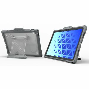 MAXCases Shield Extreme-X2 for iPad 10 10.9" (2022) (Black Bezel-Gray Case)