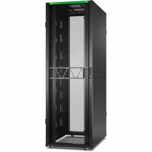 APC by Schneider Electric NetShelter SX 48U Enclosed Cabinet Rack Cabinet for Server, Equipment, Networking, Data Center - 482.60 mm Rack Width x 1048 mm Rack Depth - Black