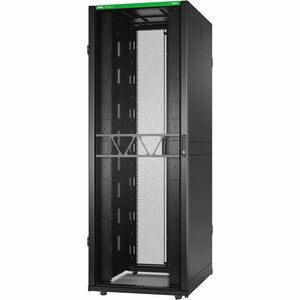 APC by Schneider Electric NetShelter SX 48U Enclosed Cabinet Rack Cabinet for Server, Equipment, IT Equipment - 482.60 mm Rack Width - Black