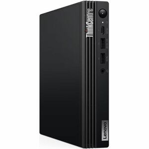 Lenovo ThinkCentre M70q Gen 5 12TD001TUS Desktop Computer - Intel Core i5 14th Gen i5-14500T - vPro Technology - 32 GB - 1 TB SSD - Tiny - Black