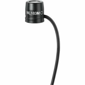Shure WL183M Wired Condenser, Dynamic Microphone for Transportation - Black