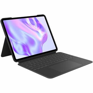 Logitech Combo Touch iPad Pro 13-inch (M4)(2024) Keyboard Case - Detachable backlit keyboard with kickstand, comfortable typing, multi-use mode - Midnight Black