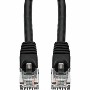 AddOn 25-Pieces of 2ft Black CAT 6 PVC Ethernet Cables Snagless Bubble Boot RJ-45 M/M