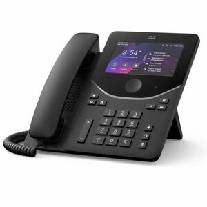 Cisco DP-9871 IP Phone - Corded - Corded/Cordless - Bluetooth, Wi-Fi - Desktop, Wall Mountable - Carbon Black