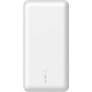 Belkin 15W 3-port USB Power Bank - 20K mAh - 2xUSB-A (12W), 1xUSB-C (15W) - Portable Charger - w/ USB-A to USB-C Cable - White