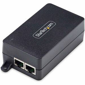 StarTech.com 1-Port 2.5GbE PoE+ Injector, Multi-Gigabit 10M/100M/1G/2.5G Ethernet, Midspan PoE/PoE+ (802.3af/802.3at), 30W, Unmanaged