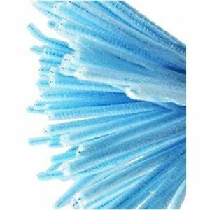DBLG Import 4mm x 12" Light Blue Chenilles