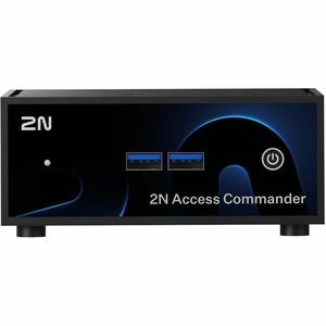 2N Access Commander Box 2.0 Desktop Computer - Intel N-Series N100 - 16 GB - 250 GB SSD - Mini PC - Black, Blue