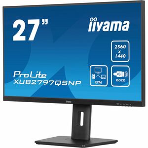 iiyama ProLite XUB2797QSNP-B1 27" Class WQHD LED Monitor - 16:9 - Matte Black