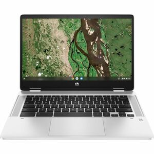 HPI SOURCING - NEW Chromebook x360 14b-cb0000 14b-cb0047nr 14" Touchscreen Convertible 2 in 1 Chromebook - HD - Intel Celeron N4500 - 4 GB - 32 GB Flash Memory - Natural Silver, Ash Gray