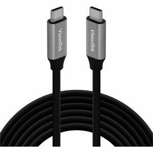 VisionTek USB-C to USB-C 3.1 Gen 2 Cable - 100W Power Delivery - 10Gbps - DP Alt Mode