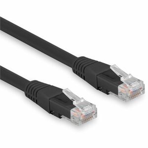 Rocstor 4ft (1.2m) Black Cat6 UTP Patch Cable UL Certified