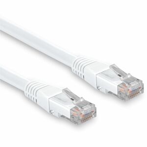 Rocstor 2ft (0.6m) White Cat6 UTP Patch Cable UL Certified