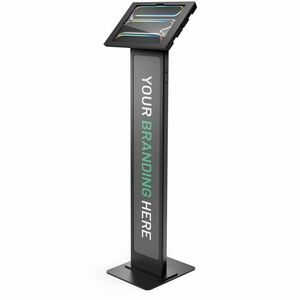 iPad Pro M4 & M5 13" , Apex Enclosure Brandable Floor Stand Black