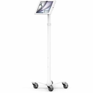 iPad Air M2/M3/M4 13" , Apex Enclosure Rolling Cart - Rise Freedom White