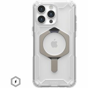 Urban Armor Gear Plasma XTE iPhone 15 Pro Max Case - Clear/Titanium