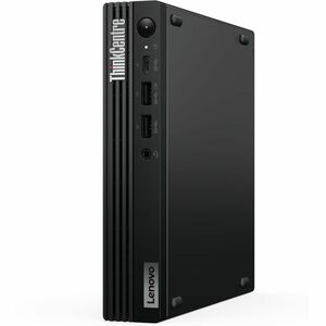 Lenovo ThinkCentre M75q Gen 5 12RQ001NUS Desktop Computer - AMD Ryzen 5 PRO 8600GE - 32 GB - 512 GB SSD - Tiny - Black