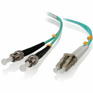 ALOGIC 2m (6.56Ft) LC-ST 10G Multi Mode Duplex LSZH Fibre Cable 50/125 OM3