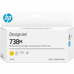 HP 738M Original Inkjet Ink Cartridge - Yellow - 1 Pack