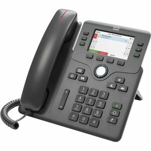 Cisco 6871 IP Phone - Refurbished - Corded - Corded - 3 Multiple Conferencing - Wall Mountable