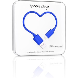 Happy Plugs Charge/Sync Cable Cobalt