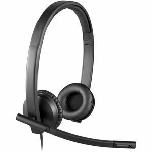 Logitech Wired Stereo Headset - Black 1 Logitech Wired Stereo Headset - Black