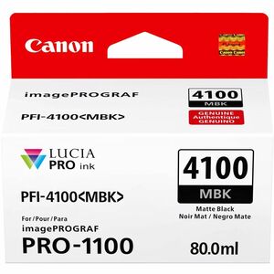 Canon Lucia PRO II PFI-4100 Original Inkjet Ink Cartridge - Matte Black Pack