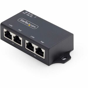 StarTech.com 2-Port PoE+ Injector, 10/100/1000Mbps, PoE/PoE+ (802.3af/802.3at), 30 Watt, 1Gbps Ethernet, Wall Mountable, Unmanaged