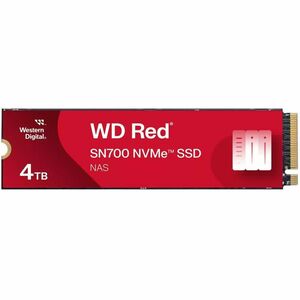 WD Red S700 WDS400T1R0C-68BDK0 4 TB Solid State Drive - M.2 2280 Internal - PCI Express NVMe (PCI Express NVMe 3.0 x4)