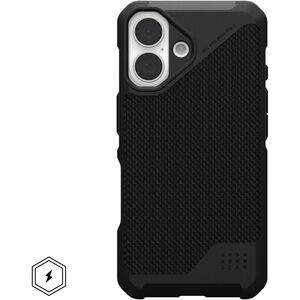 Urban Armor Gear Metropolis LT iPhone 16 Case - Kevlar Black