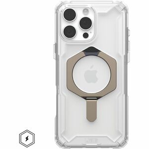Urban Armor Gear Plasma XTE iPhone 16 Pro Max Case - Clear/Titanium