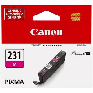 Canon ChromaLife100 CLI-231 Original Standard Yield Inkjet Ink Cartridge - Magenta - 1 Pack