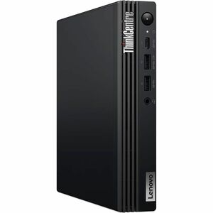 Lenovo ThinkCentre M70q Gen 5 12TES54E00 Desktop Computer - Intel Core i5 14th Gen i5-14500T - vPro Technology - 16 GB - 1 TB SSD - Tiny - Raven Black