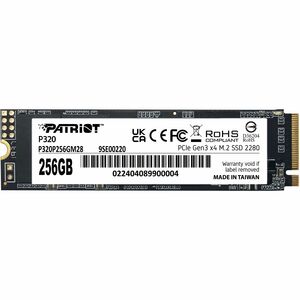 Patriot Memory P320 256 GB Solid State Drive - M.2 2280 Internal - PCI Express NVMe (PCI Express NVMe 3.0 x4)