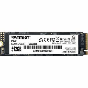 Patriot Memory P320 512 GB Solid State Drive - M.2 2280 Internal - PCI Express NVMe (PCI Express NVMe 3.0 x4)