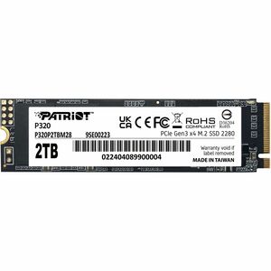 Patriot Memory P320 2 TB Solid State Drive - M.2 2280 Internal - PCI Express NVMe (PCI Express NVMe 3.0 x4)