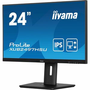 iiyama ProLite XUB2497HSU-B2 24" Class Full HD LED Monitor - 16:9 - Matte Black