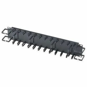 Ortronics Front Organizer - 3.5 in H x 19 in W - 1.75 in H x 1.75 in D Horizontal Rings